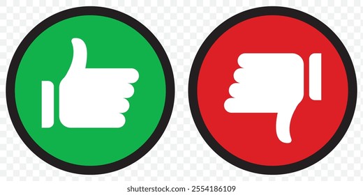 Thumb up  thumb down icon. like symbol. Vector. Thumb up and thumb down eps 10.