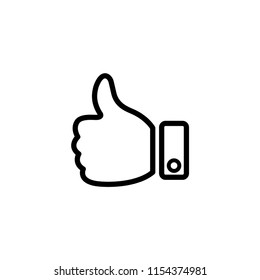 thumb up and down icon vector