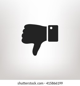 Thumb Down Icon Vector