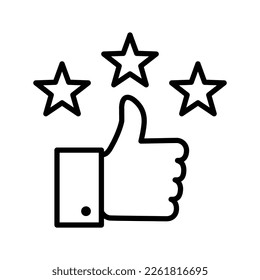 thumb up - thumb down icon vector design template in white background