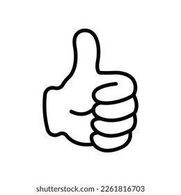 thumb up - thumb down icon vector design template in white background