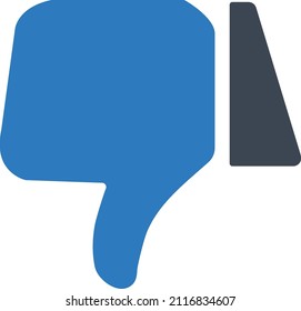 Ilustración del vector de icono descendente 