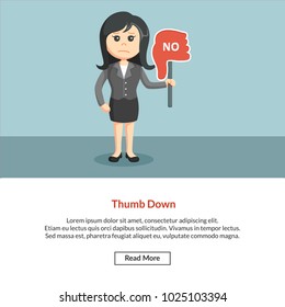 Thumb Down Job Information