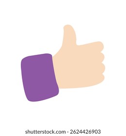  thumb up and down vector illustration