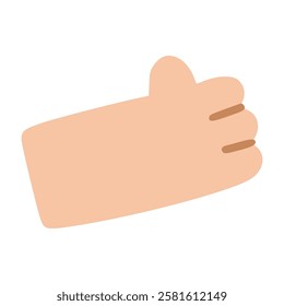Thumb finger doodle, illustration, simple, minimalist, hand-drawn, playful, clean, cute, aesthetic and friendly
