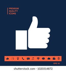 Thumb up gesture