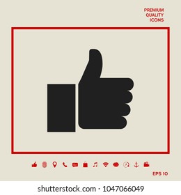 Thumb up gesture