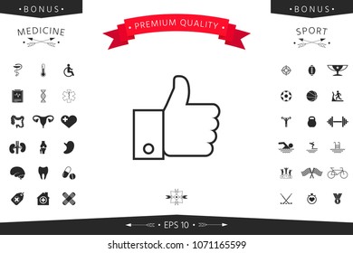 Thumb up gesture