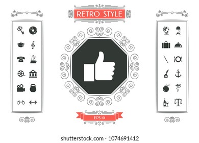 Thumb up gesture