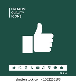 Thumb up gesture