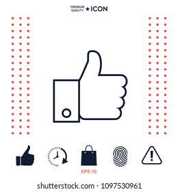 Thumb up gesture