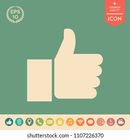Thumb up gesture