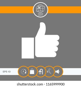 Thumb up gesture