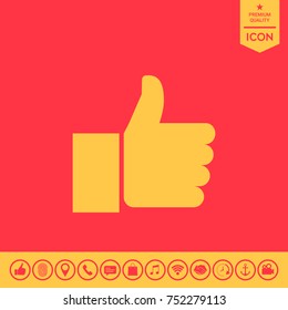 Thumb up gesture