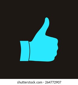 Thumb up gesture - icon.