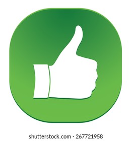 Thumb up gesture - icon.