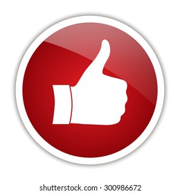 Thumb up gesture - icon.