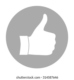 Thumb up gesture - icon.