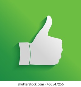 Thumb up gesture - icon.