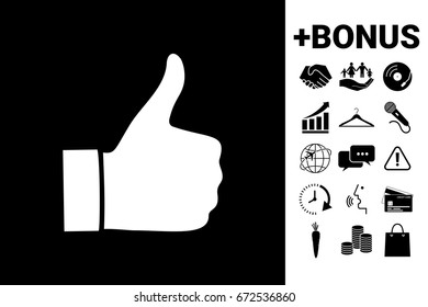 Thumb up gesture - icon