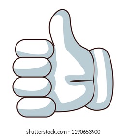 Thumb up hand