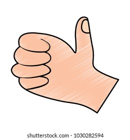 thumb up hand gesture icon image 