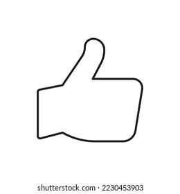 Ziehen Sie das Design der Zeichenlinie auf die Hand. einzeln auf weißem Hintergrund. Vektorgrafik