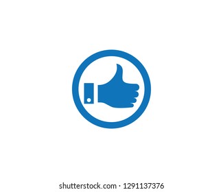 Thumb hand icon vector template