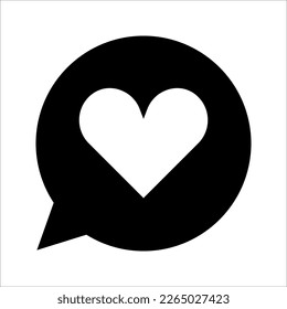 Thumb up and heart icon. Vector like and love icon. vectpr illustration on white background