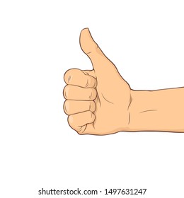 thumb up Icon, design style