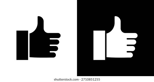 Thumb Icon Design Vektorsammlung. flache Symbole.