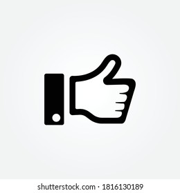 thumb up icon design vector for multiple use 
