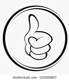 thumb icon illustration