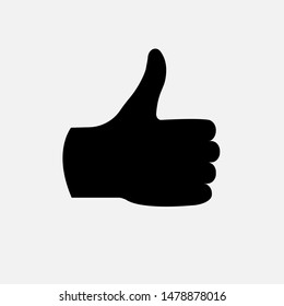 Thumb Icon. Like, Good or Up Illustration As A Simple Vector Sign & Trendy Symbol for Design,  Websites, Presentation or Mobile Application.