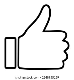 thumb icon like icon symbol vector clipart full editable eps format