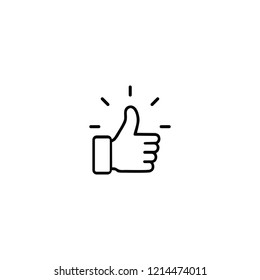 thumb up icon logo