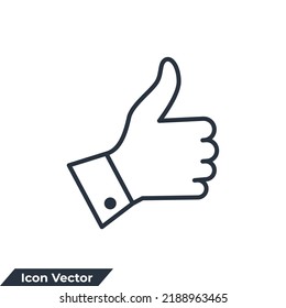 ilustración vectorial del logotipo del icono de subida. Un botón similar para servicios de redes sociales plantilla de símbolos para colección de diseño gráfico y web