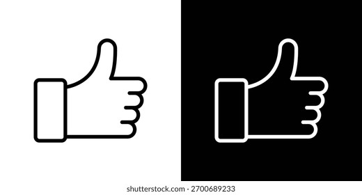 Thumb up icon Logo. Vector Illustration. EPS Illustration.