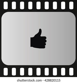 Thumb up icon. Ok sign.