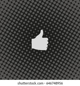 Thumb up icon. Ok sign.