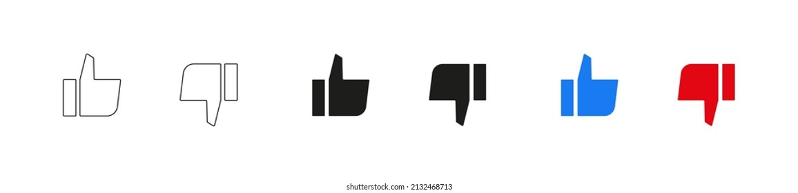 icono de pulgar en fondo blanco