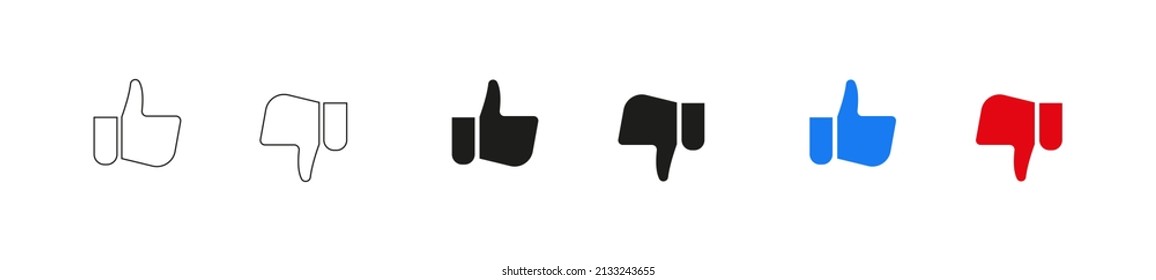 icono de pulgar en fondo blanco