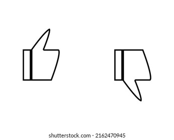 thumb icon on white background. Isolated 3d illustration