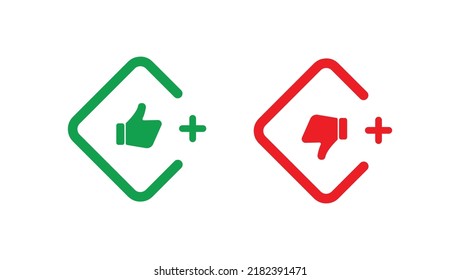thumb icon on white background