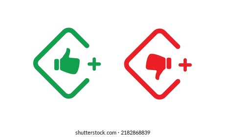 thumb icon on white background