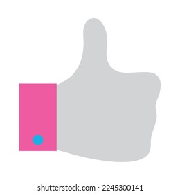 icono de subida de empujones sobre fondo blanco
