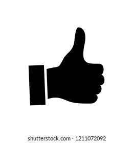 Thumb up icon represent like and appreciation