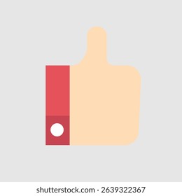 Thumb up icon representing approval and success. Perfect for positive feedback.