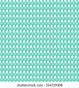 Thumb up icon seamless pattern