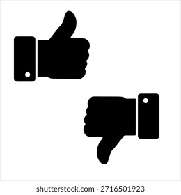 Icono o símbolo del pulgar hacia arriba 